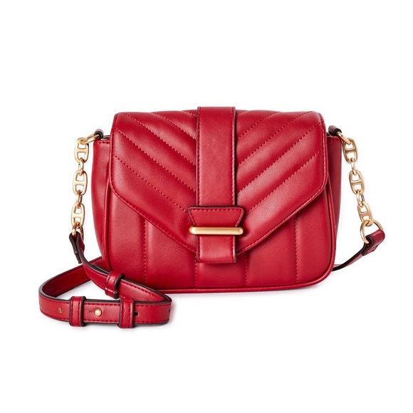 NWT Time and Tru Women's Camber Crossbody Handbag Red - Picture 4 of 15